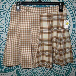 tillys plaid skirt size L